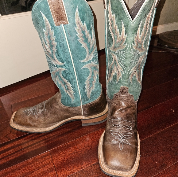 Justin bent rail style 335 size 11b womans /9d mens - Picture 2 of 11